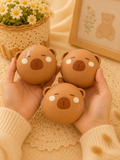 🐹🤎 Crunchy Capybara Head Squishy