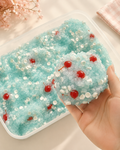 🍒🩵 Cherry Lemonade Snow Bead Squishy ✨