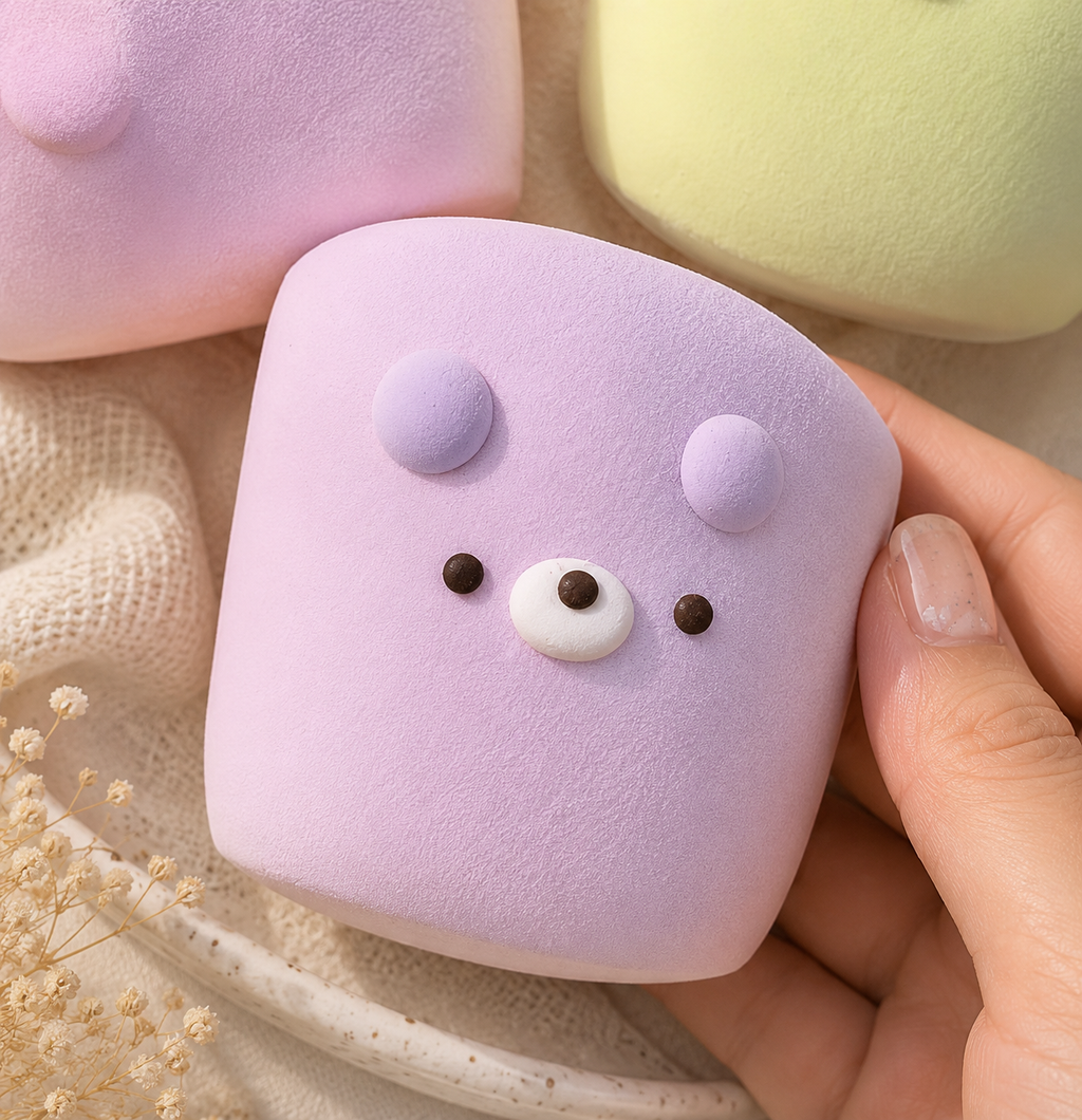 Crunchy Marshmallow Puppy Squishy 🐻☁️