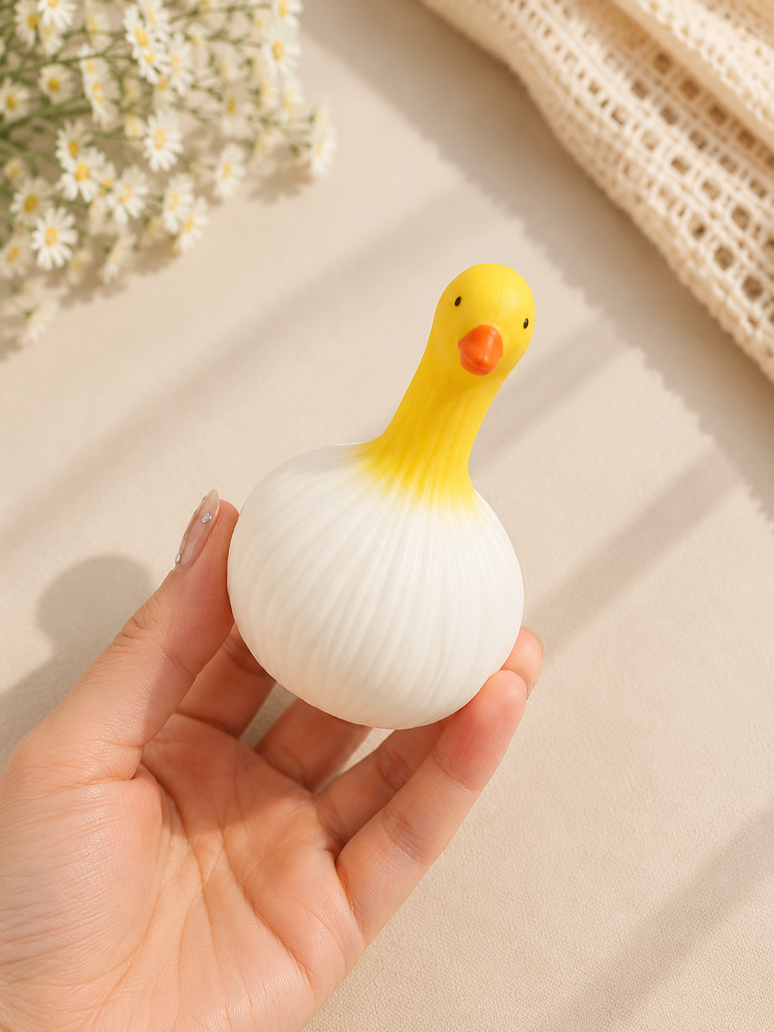 🦆🧄 Crunchy Garlic Duck Squishy ✨