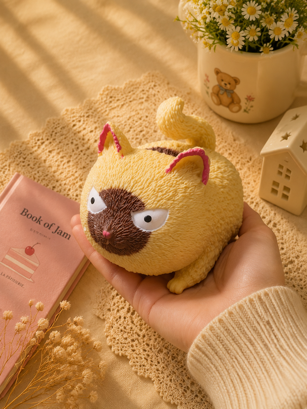 🐱 Large Crunchy Cat Squishy 🐾✨
