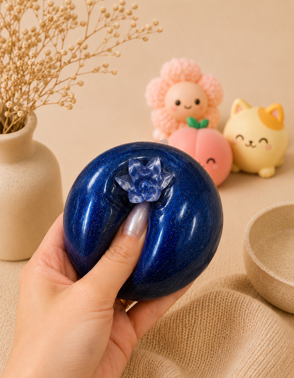 🫐 Blueberry Crunch Burst™ Sensory Squishy