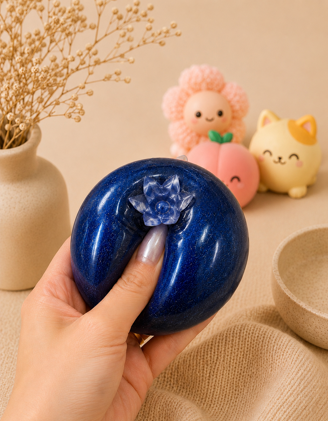 🫐 Blueberry Crunch Burst™ Sensory Squishy