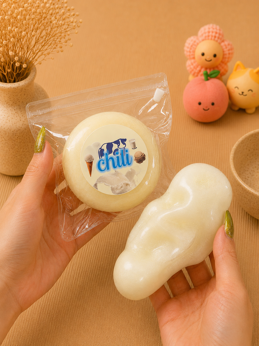 🍦 Vanilla Cloud Ice Cream Squishy