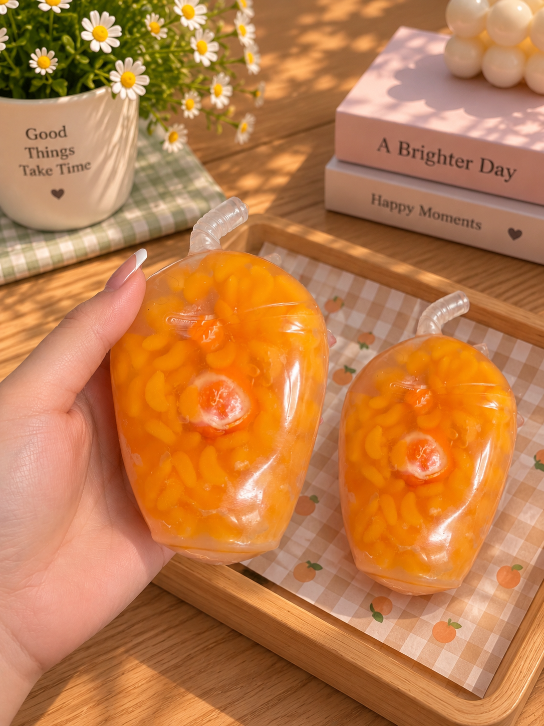🍊 Fresh Orange Juice Cup