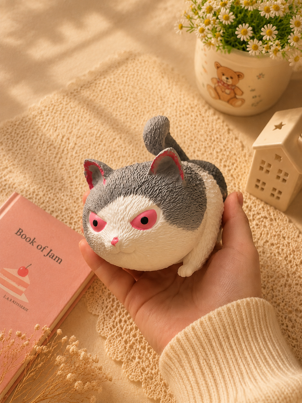 🐱 Large Crunchy Cat Squishy 🐾✨