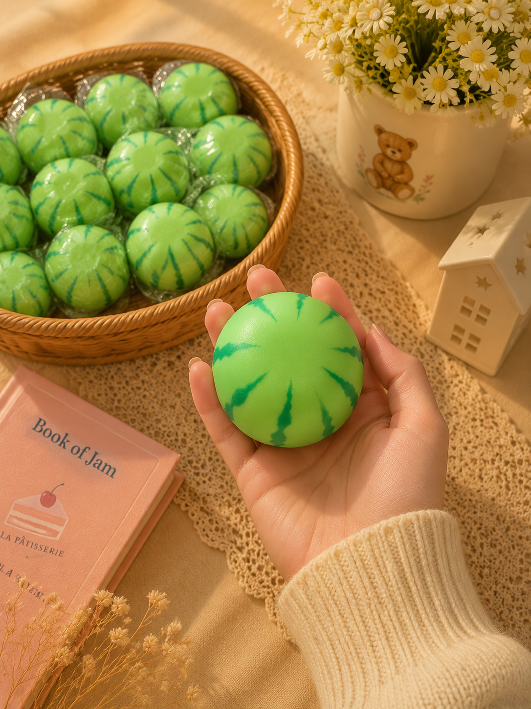 🍉 Crunchy Watermelon Squishy 💚✨