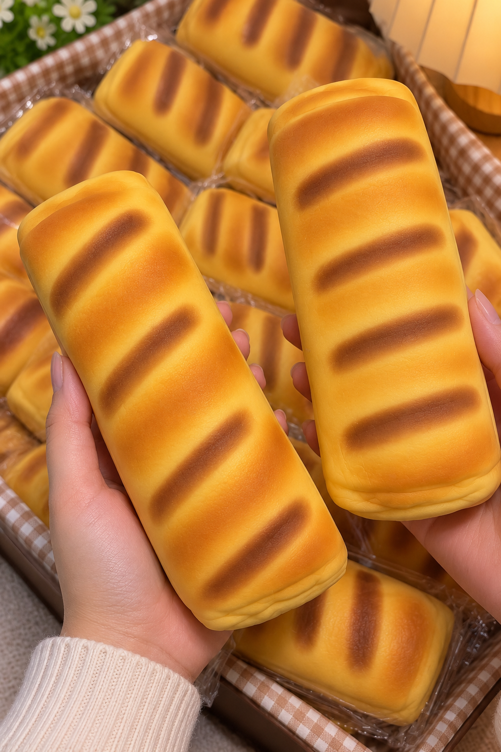 🥖🤎 Crunchy Red Bean Roll