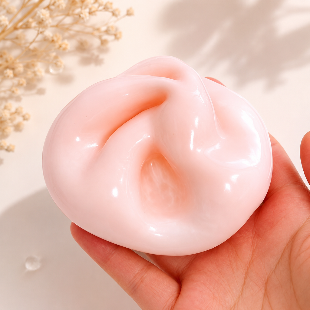 Strawberry Milk Gloss Squishy 🍓🥛