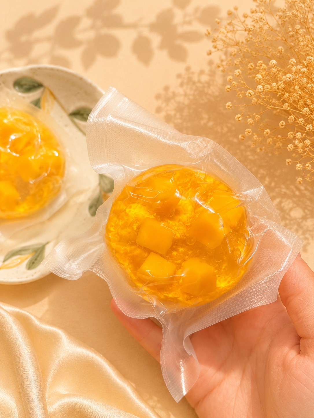 Crunchy Mango Pudding Squishy🥭🍮
