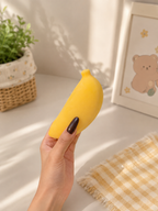 Chunky Matte Banana — crunchy squishy toy