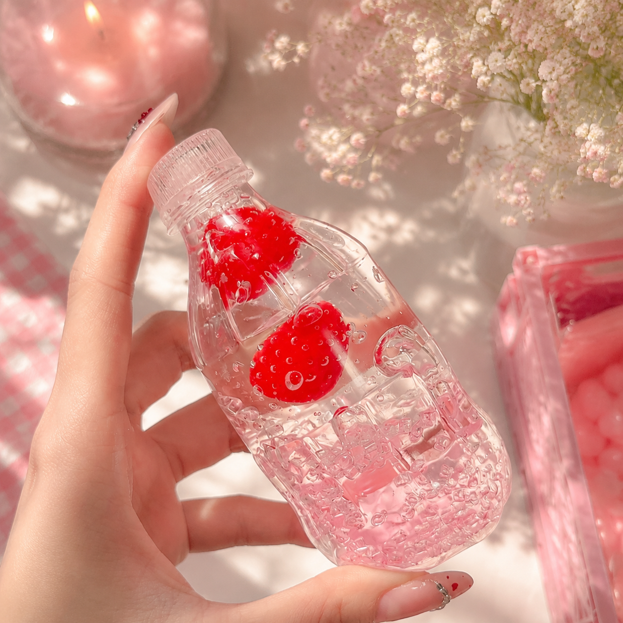 🥤 Fruit Soda Bottle Squishy 🍓🫐✨