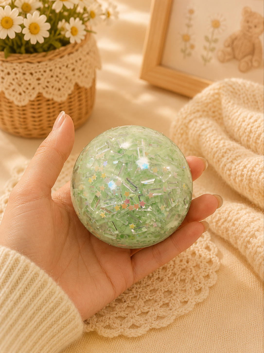 💚⭐ Mint Sizzle Sensory Ball