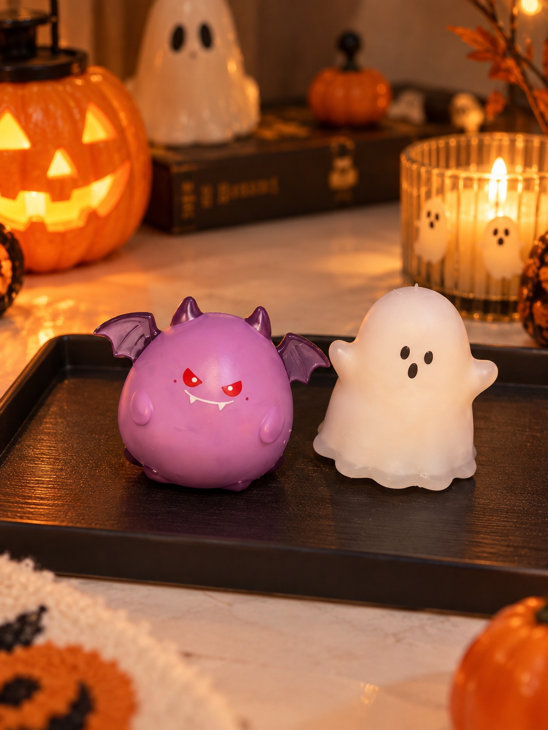 🦇👻 Spooky Crunch Duo — Choose Your Character