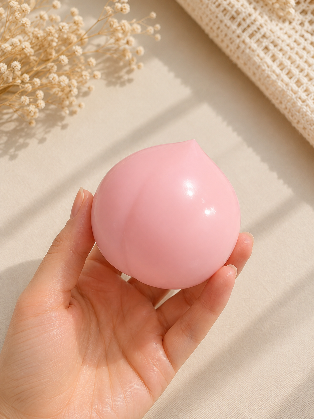 New Peach Crunch — peach crunchy squishy toy