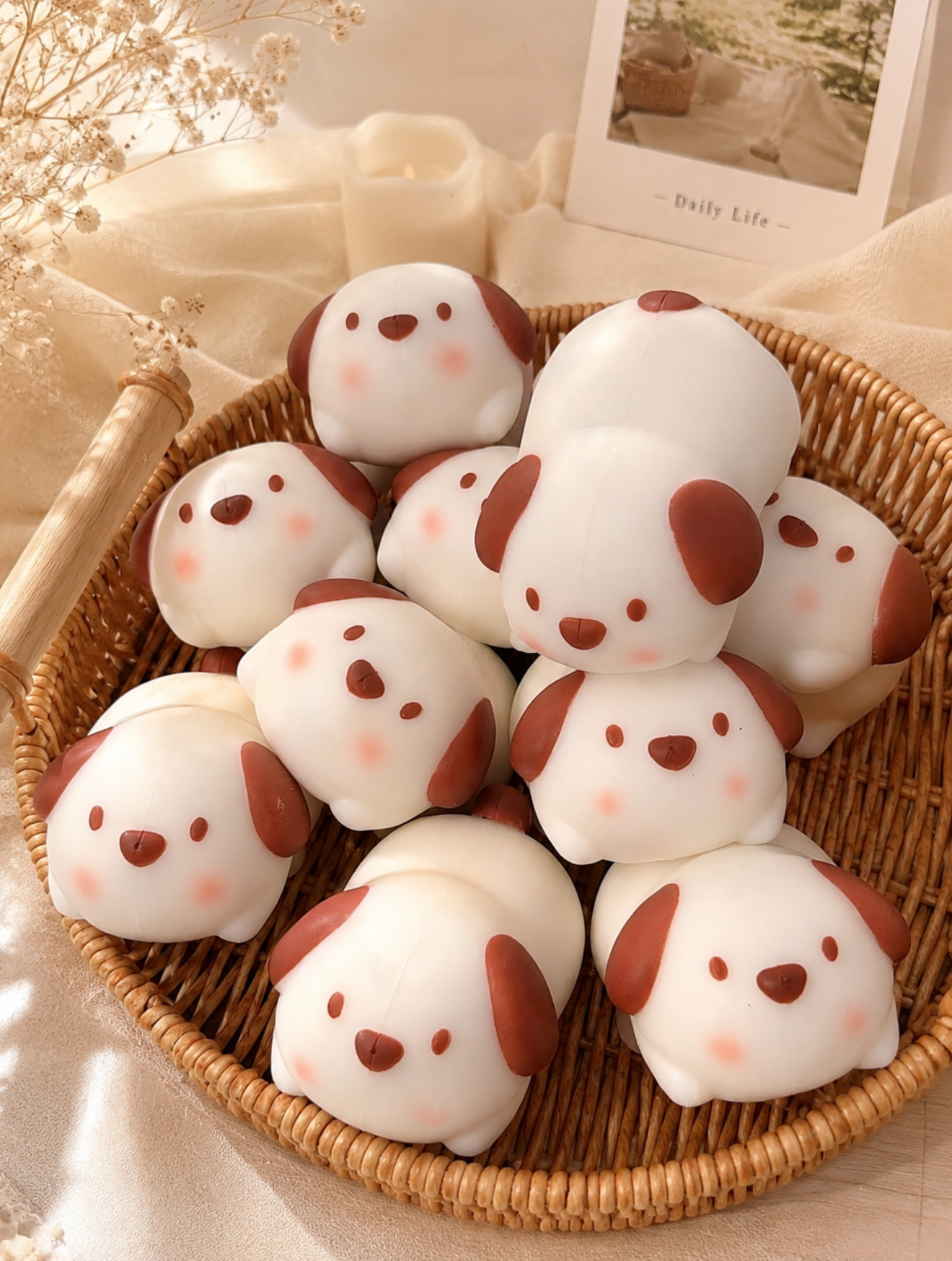 White Crunchy Puppy Squishy🐶