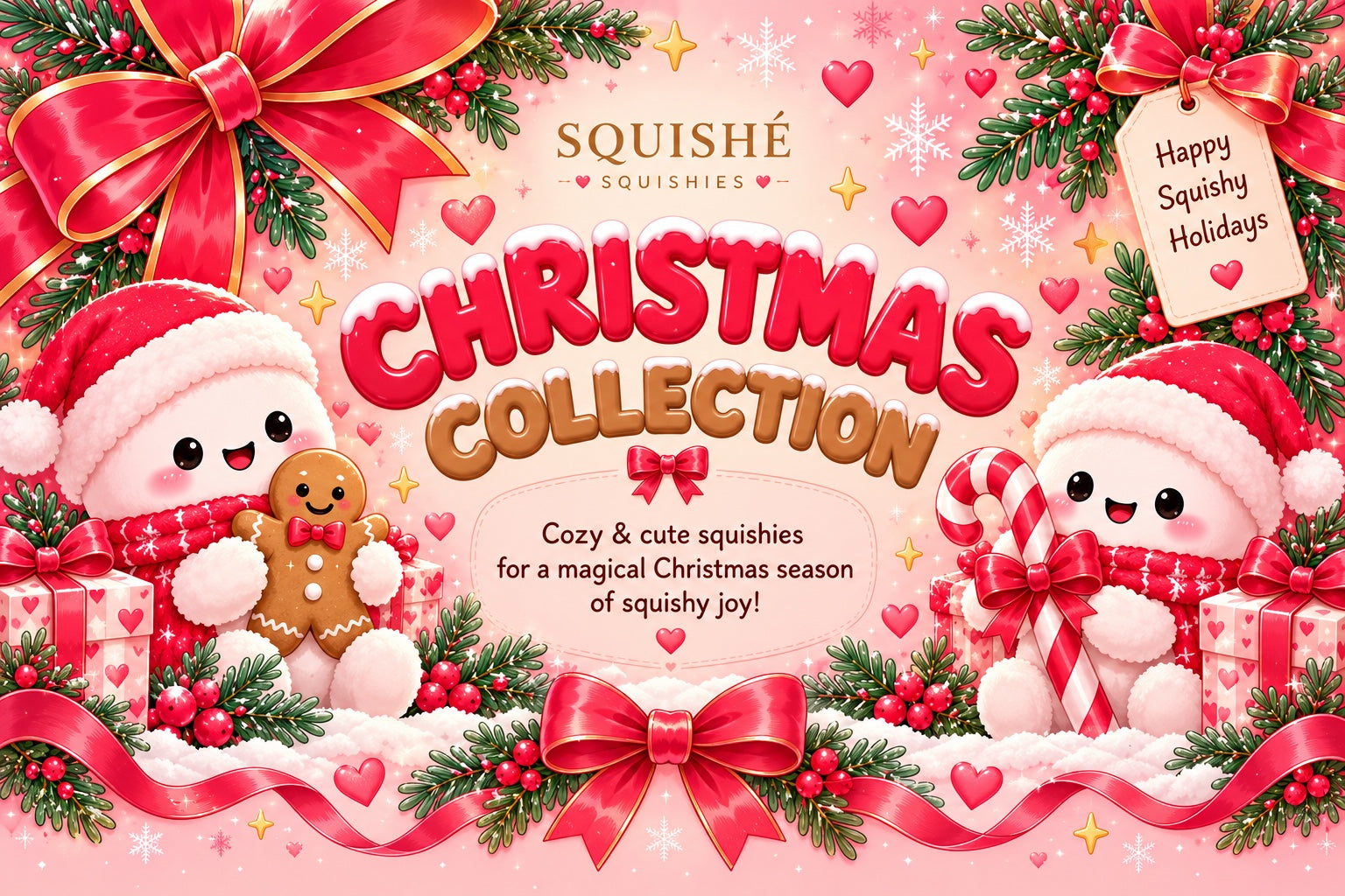 Christmas Collection – cozy and cute squishies for a magical Christmas season